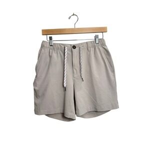 Chubbies Everywear Shorts Mens Small Tan Khaki 6 Inch Inseam Performance Stretch